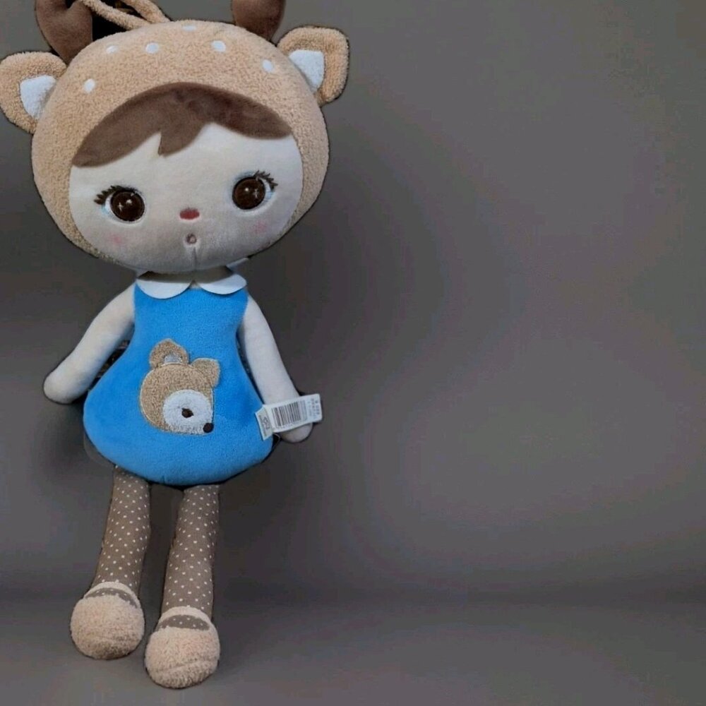 MeToo Plush Doll Christmas Reindeer Stuffed Girl Me Too Toy Retired HTF